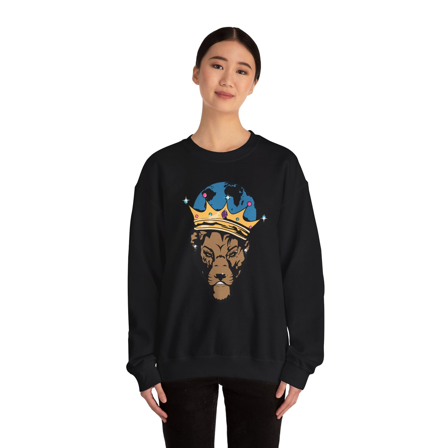 Women's Lioness, Crewneck Sweater
