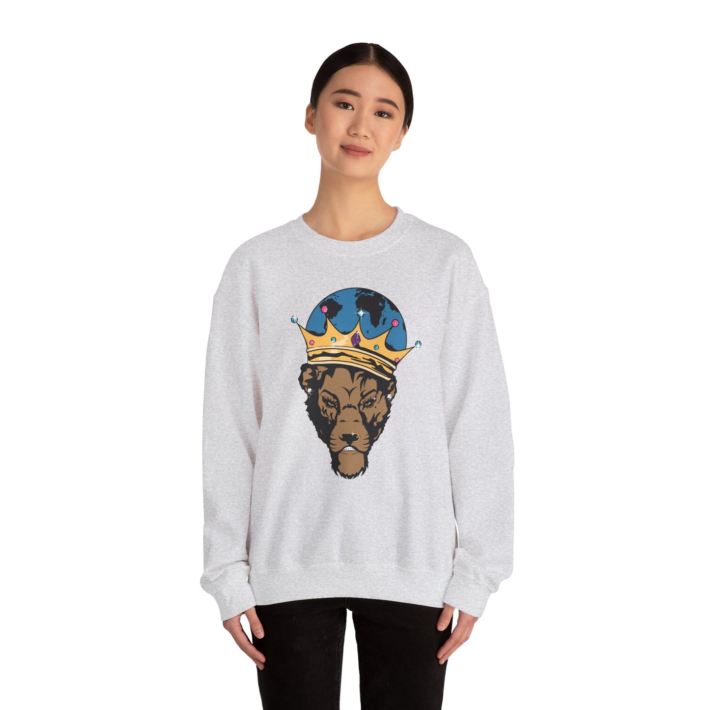 Women's Lioness, Crewneck Sweater