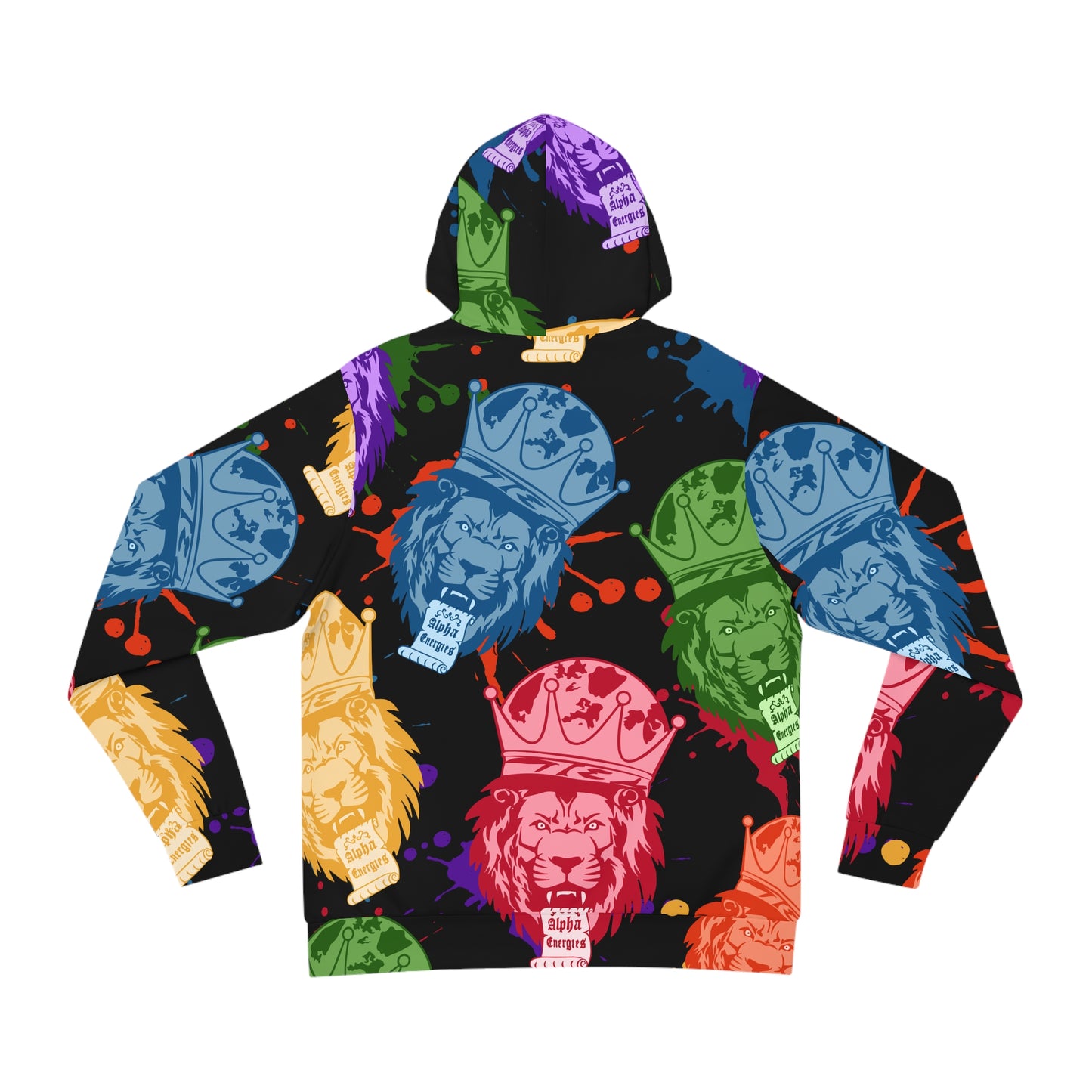 Big Lion All-Over Men's Hoodie